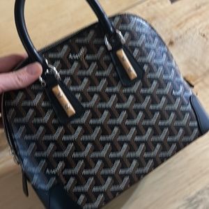 Preowned Authentic Goyard Bellechasse PM Women Canvas,Leather Tote